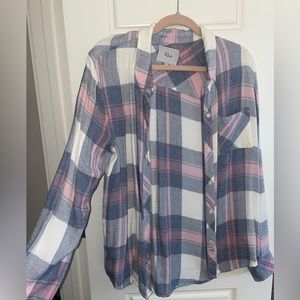 Rails plaid button up